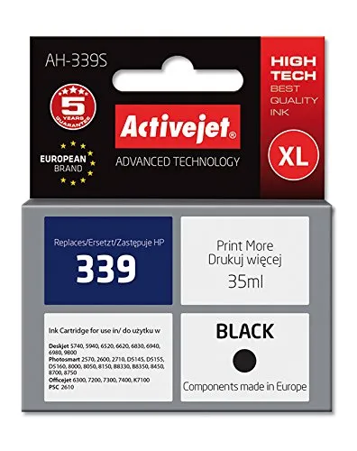 activejet-ah-339s-tintenpatrone-schwarz-35-ml-f-r-hp-339 image 1