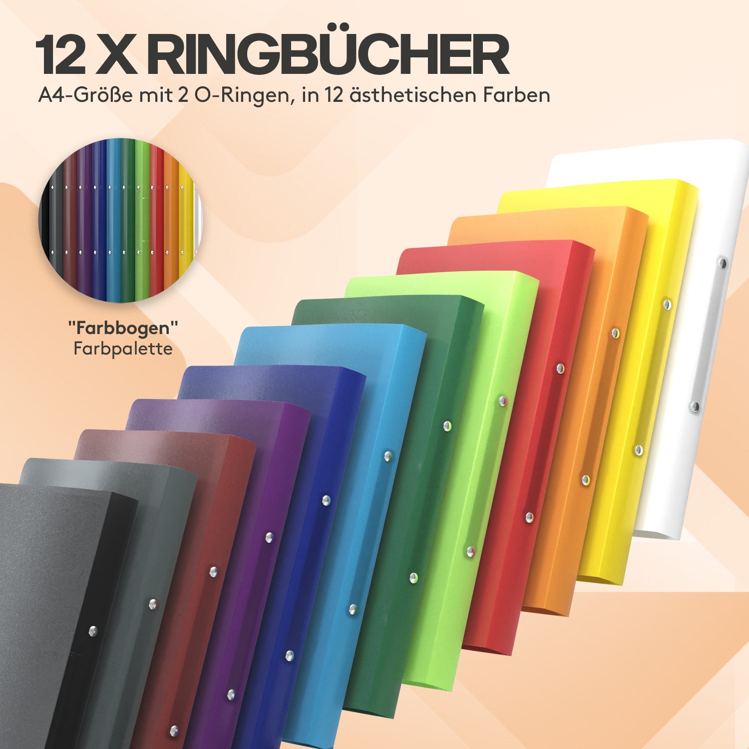 acropaq-ringordner-a4-5-in-1-set-12-st-ck-sommerfarben image 3