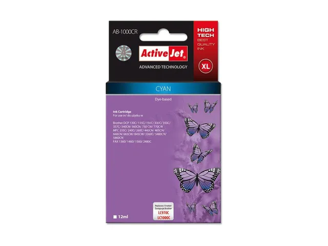 activejet-ab-1000cr-tintenpatrone-cyan-12-ml-f-r-brother image 1