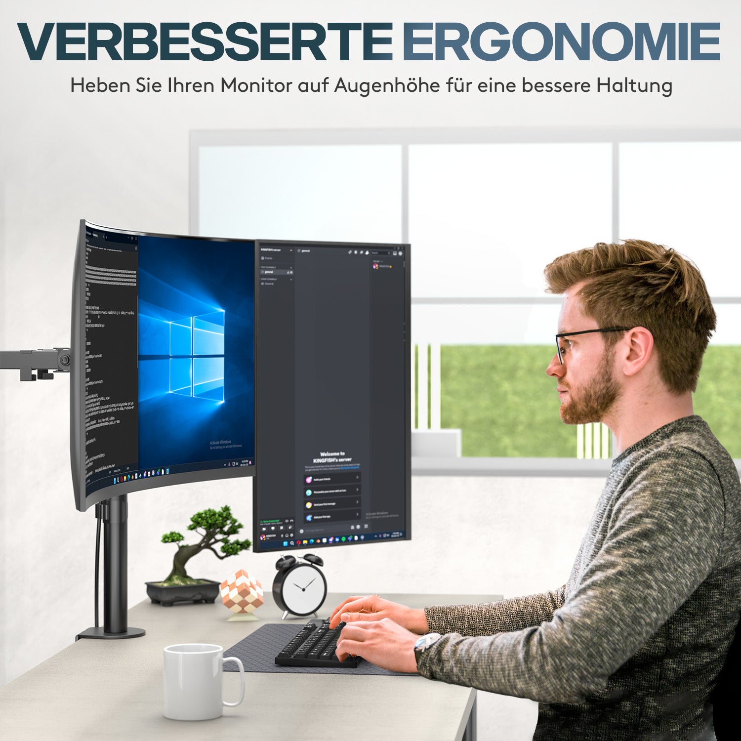 acropaq-arbeitsergonomie-monitorarm-2-monitore-13-32-zoll-klemme image 6