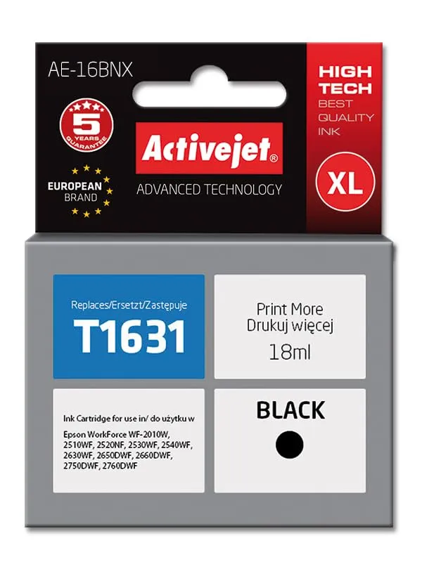 activejet-ae-16bnx-tintenpatrone-schwarz-f-r-epson-16xl-1er-pack image 1