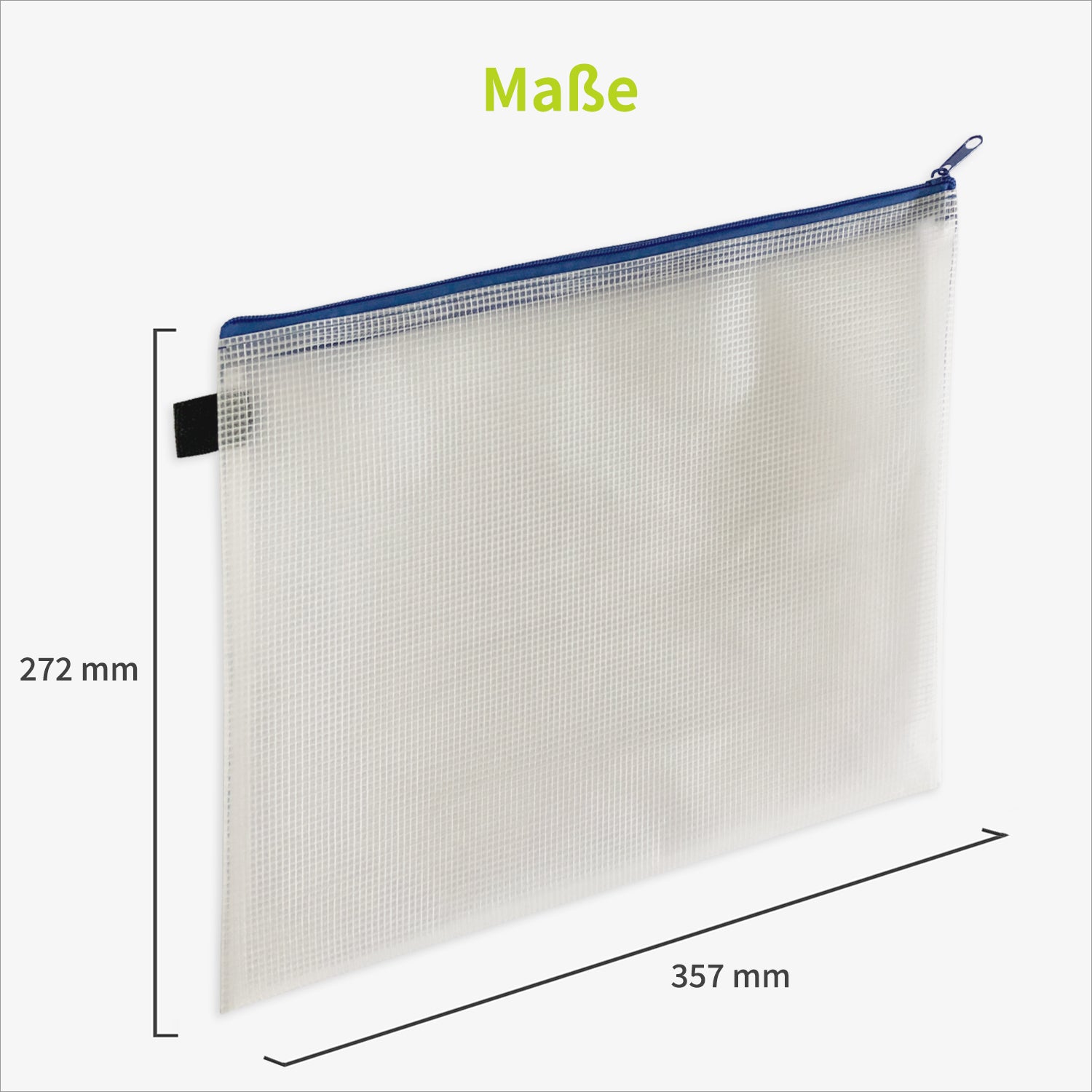 acropaq-dokumententasche-5er-reissverschluss-blau-27x36 image 6