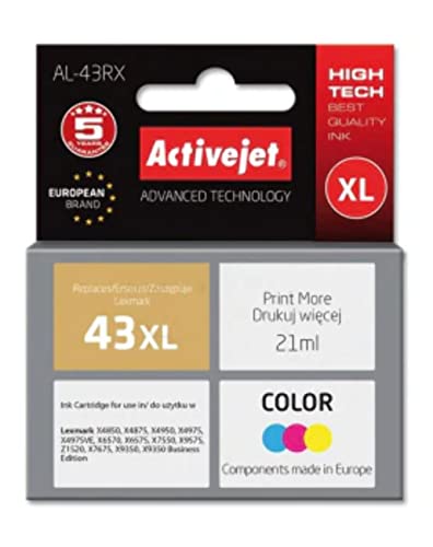 activejet-al-43rx-tinte-color-21-ml-f-r-lexmark-43xl image 4