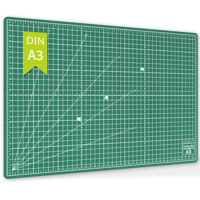 acropaq-schneidematte-a3-gr-n-45x30-cm-selbstheilend image 1