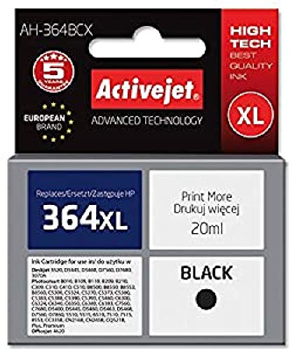 activejet-ah-364bcx-tintenpatrone-schwarz-f-r-hp-364xl-1er-pack image 2