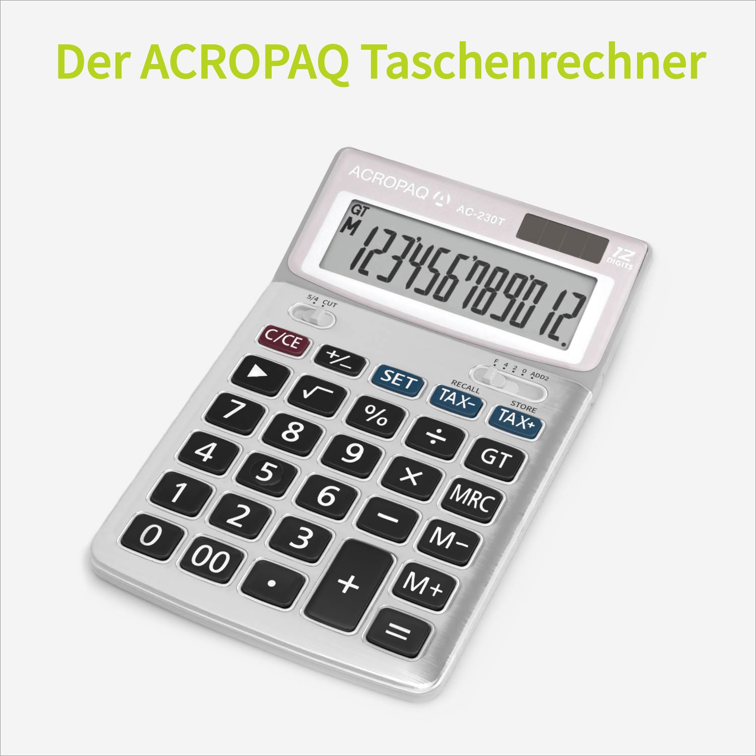 acropaq-taschenrechner-l-wei-12-stellig-b-rorechner image 2