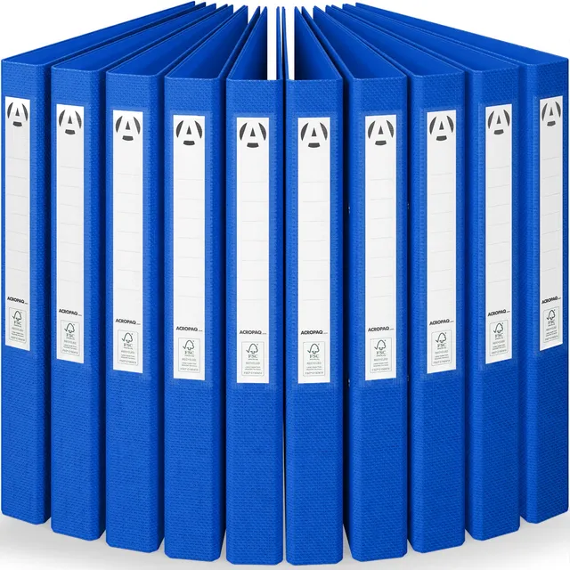 acropaq-ordner-a4-blauer-ringordner-10er-pack-42-mm-fsc image 1
