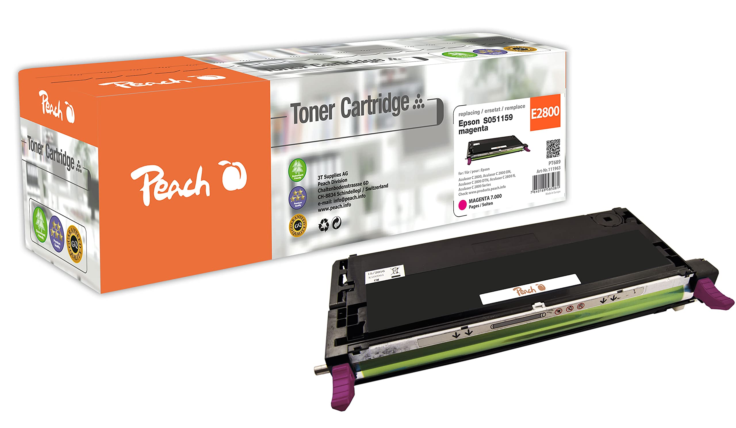 peach-pbp-spar-pack-tonermodule-schwarz-f-r-epson-c2800 image 2