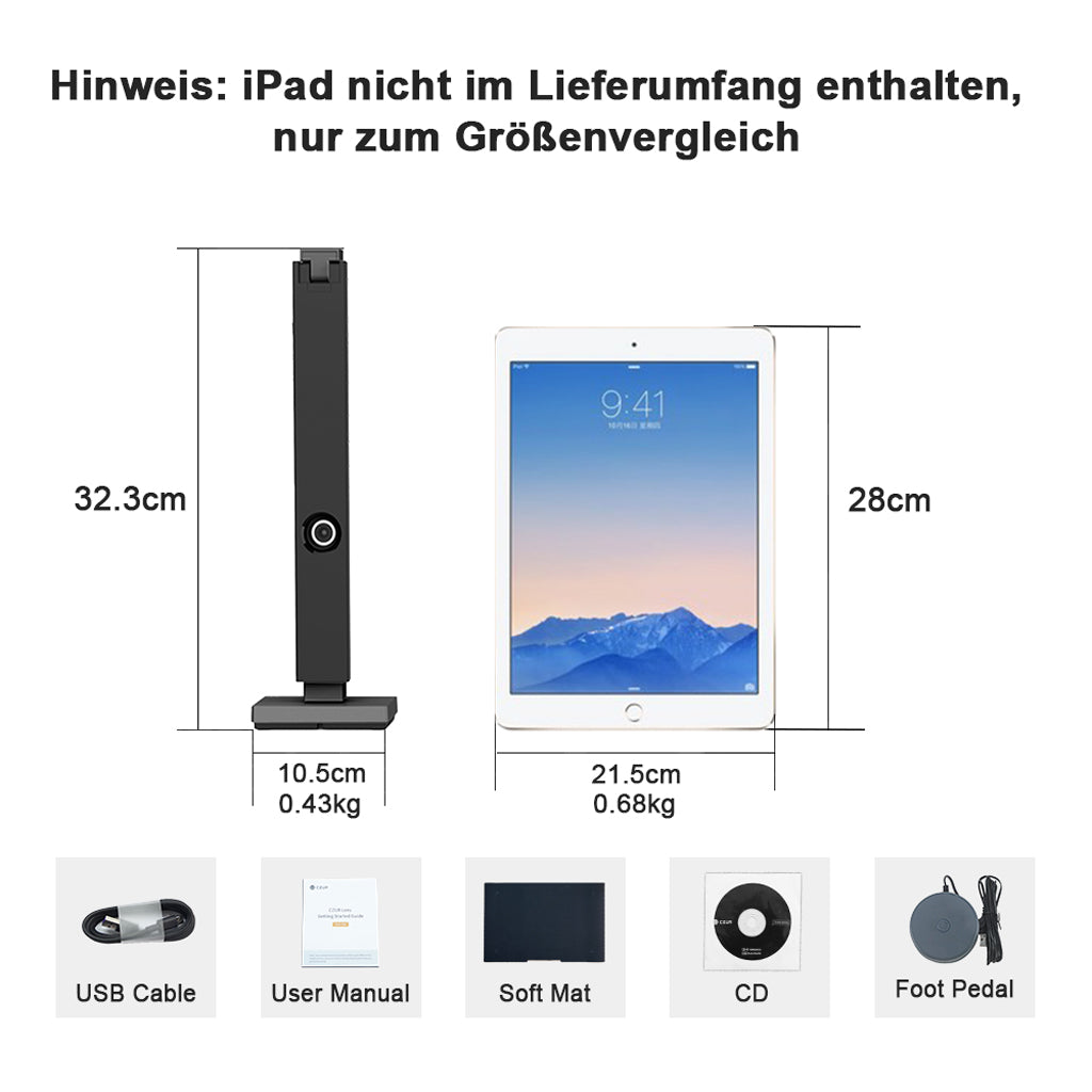 czur-lens-1200-pro-buchscanner-faltbar-lens-pro image 4