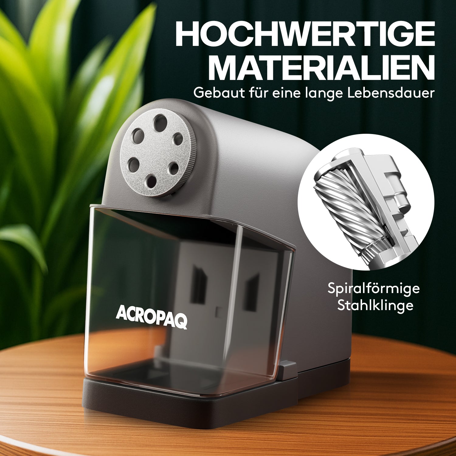 acropaq-anspitzer-elektrisch-6-l-cher-dunkelgrau-schwerlast image 5