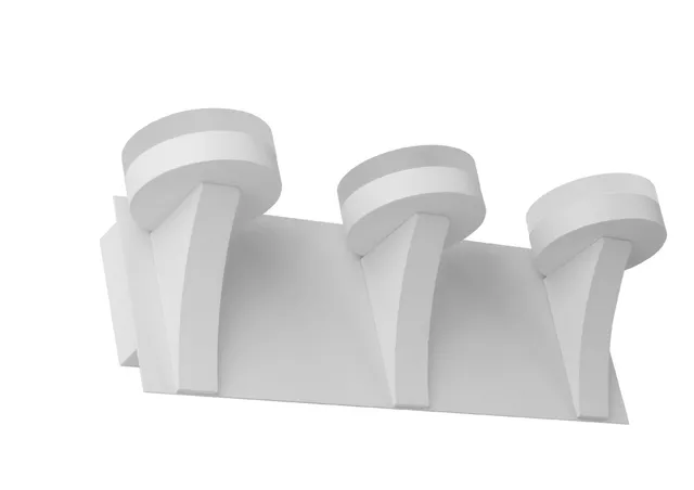 activejet-wandleuchte-30x12x11-5-led-silber-12w image 1