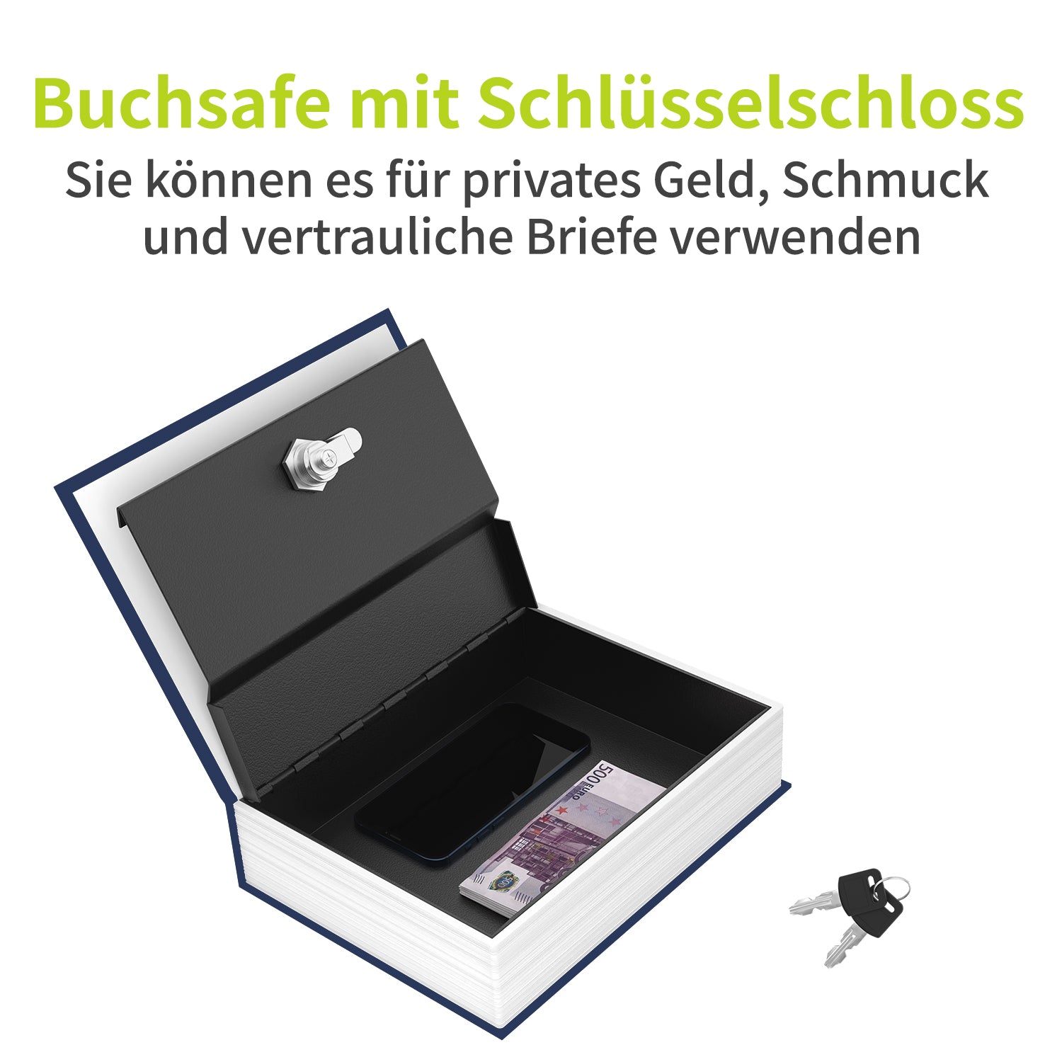 acropaq-buchsafe-medium-buchtresor-blau-schl-sselschloss image 3