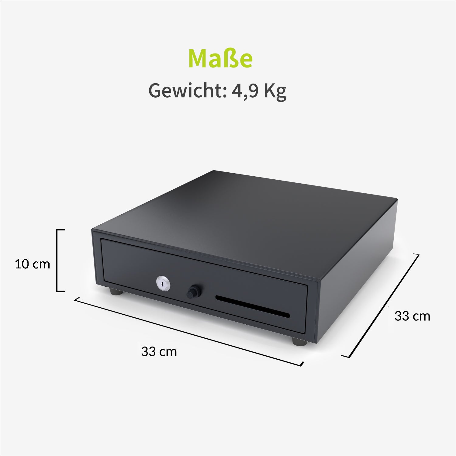 acropaq-kassenschublade-33-5x33x10-druckknopf-schwarz image 8