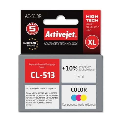 activejet-ac-513r-canon-cl-513-tintenpatrone-color image 3