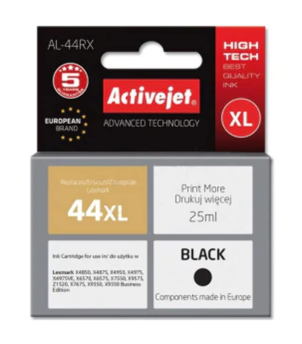 activejet-al-44rx-tintenpatrone-schwarz-25-ml-f-r-lexmark-44xl image 2