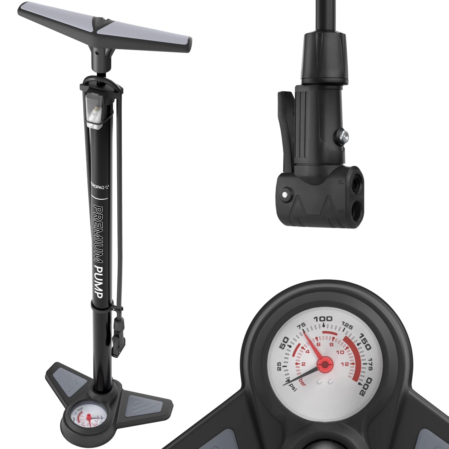 acropaq-fahrradpumpe-mit-manometer-alle-ventile-3 image 1