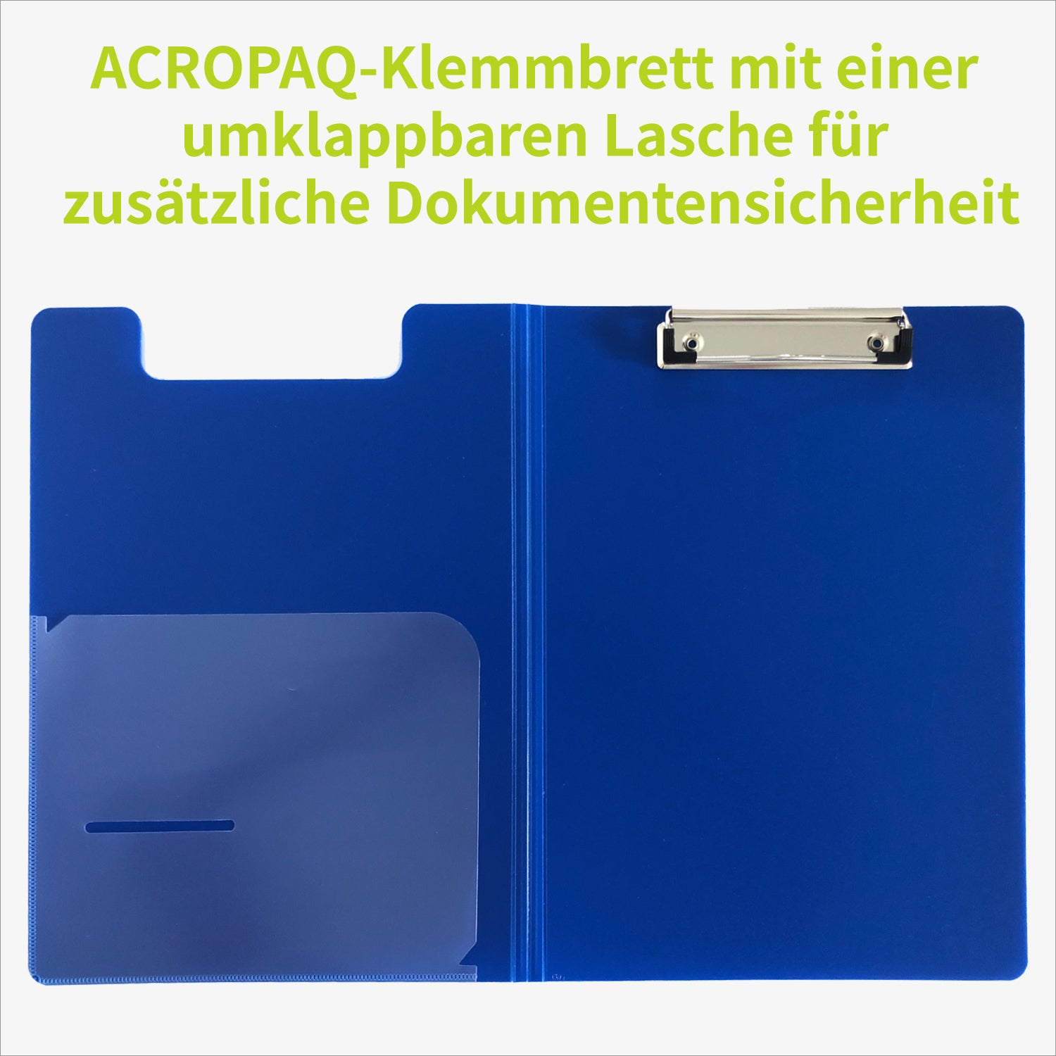acropaq-klemmbrett-a4-mit-umschlag-dunkelblau image 2