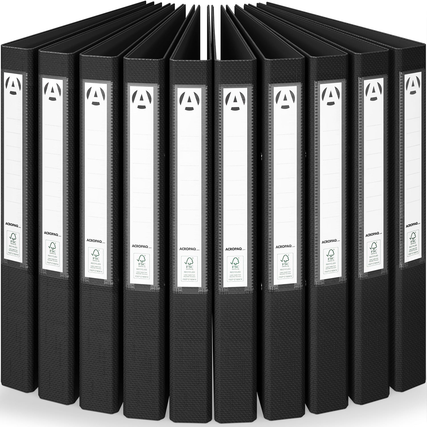 acropaq-ringmappen-a4-2-ringe-42mm-schwarz-10er-pack image 1