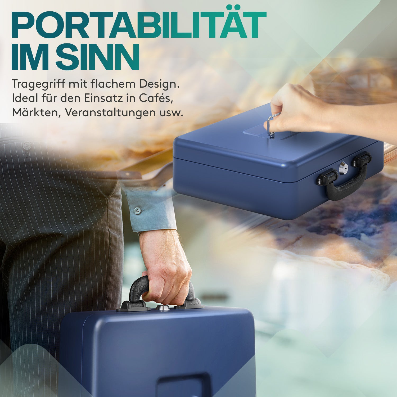 acropaq-cash-handling-geldkassette-30x25x9-cm-blau-mit-schl-ssel image 5