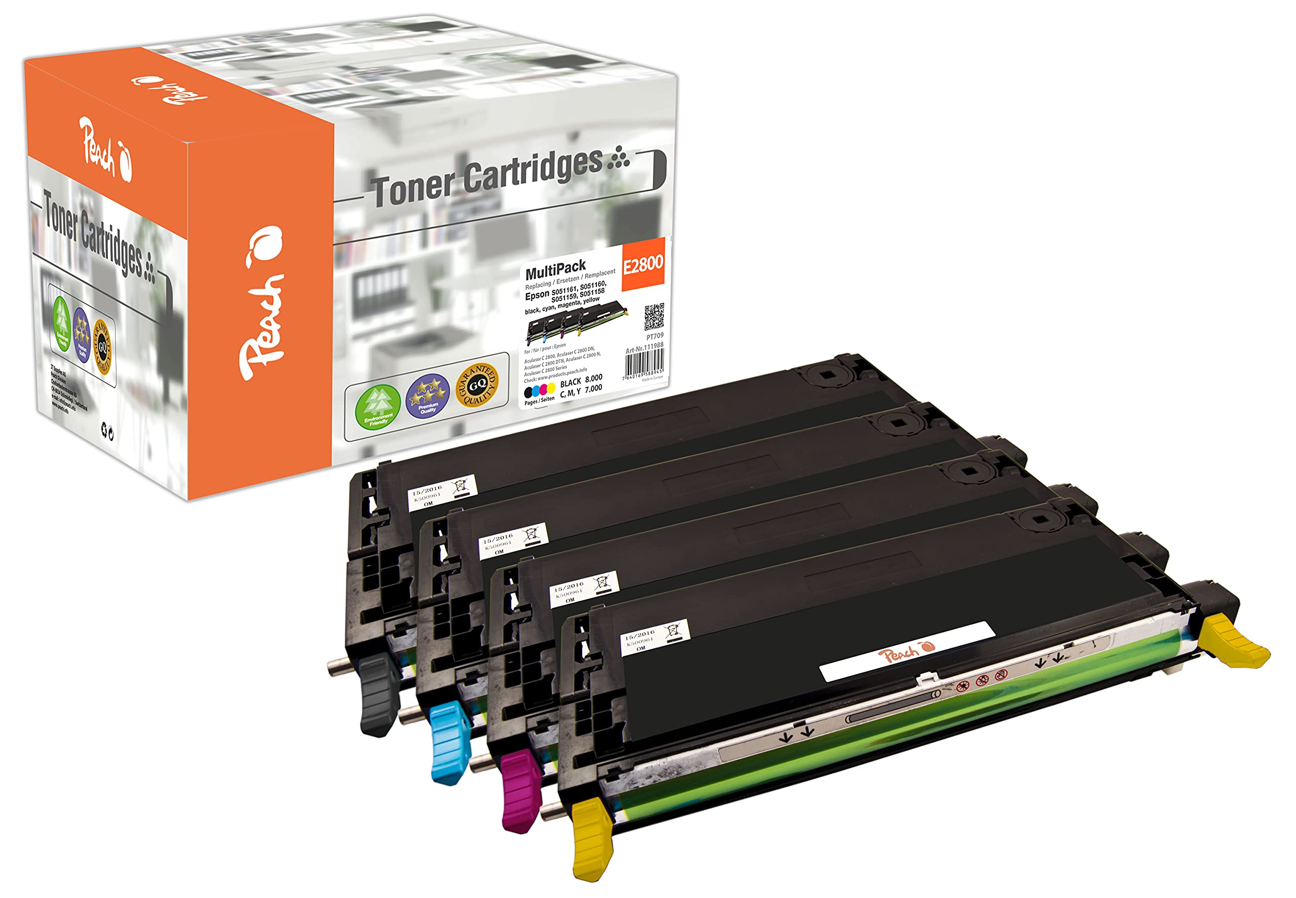 peach-pbp-spar-pack-tonermodule-schwarz-f-r-epson-c2800 image 1