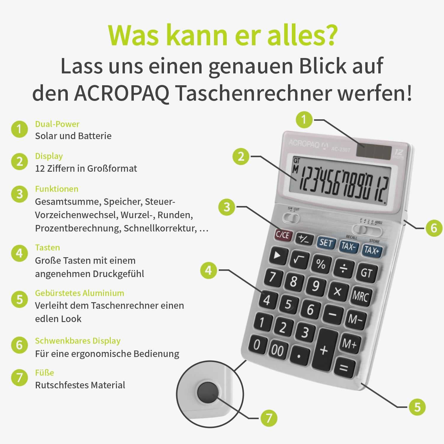 acropaq-taschenrechner-l-wei-12-stellig-b-rorechner image 4