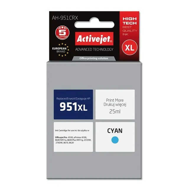 activejet-ah-951crx-951xl-tinte-cyan-25-ml image 1
