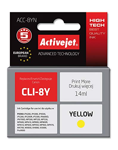 activejet-acc-8y-tintenpatrone-gelb-einzelpack-kompatibel image 1