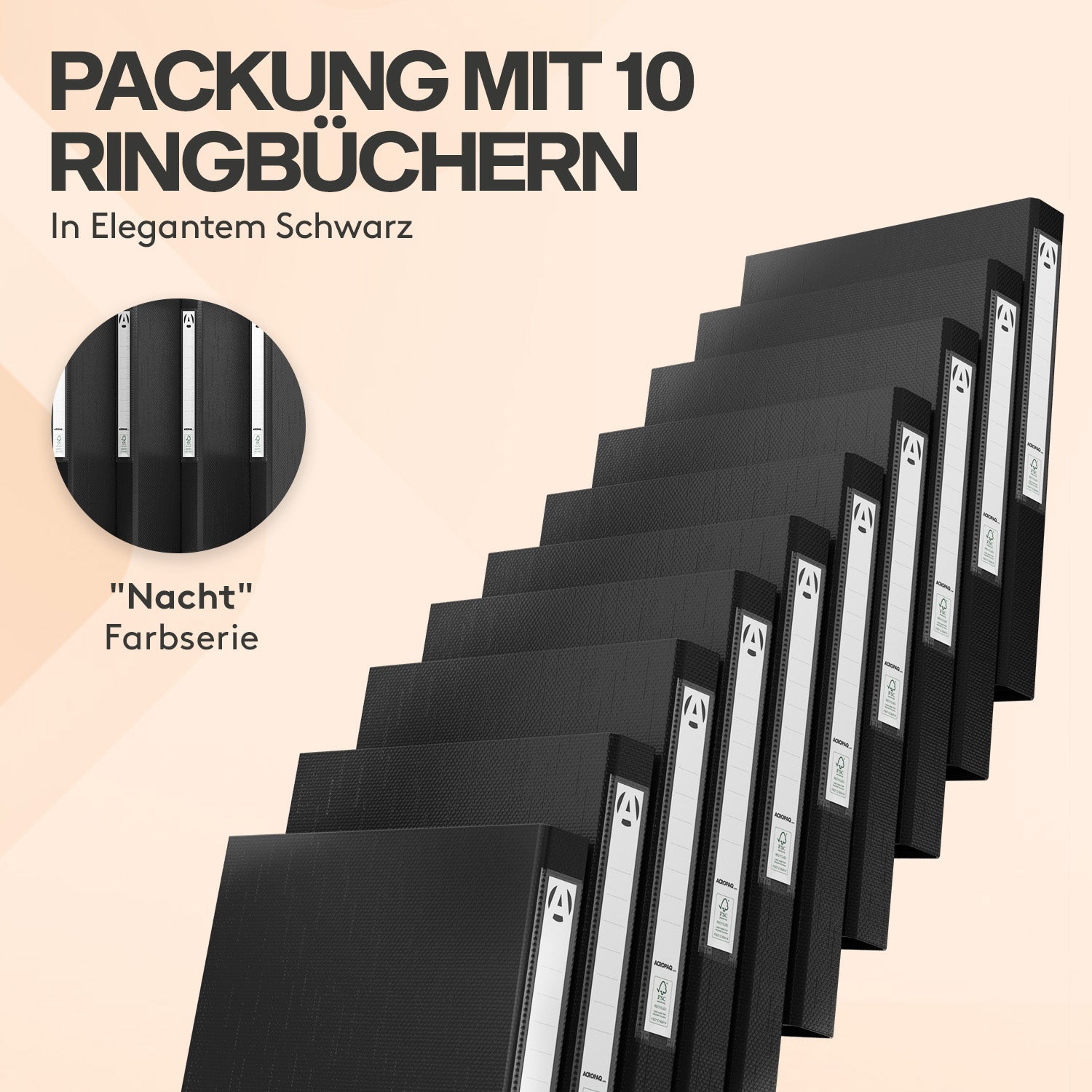 acropaq-ringordner-a4-2-ringe-42mm-schwarz-10er-pack image 2