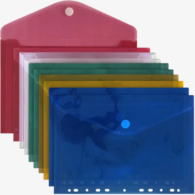 acropaq-dokumentenmappen-a4-10er-klettverschluss-bunt image 1