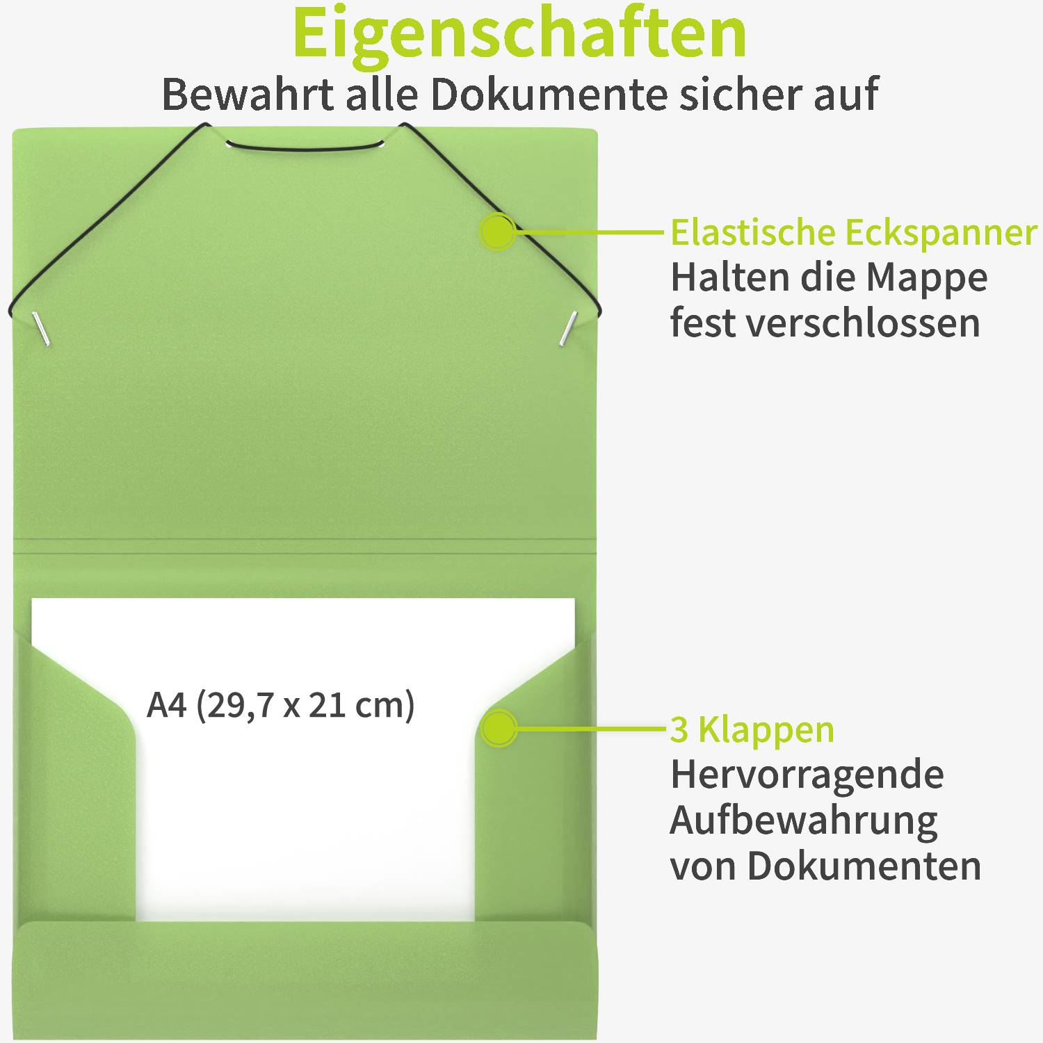 acropaq-sammelmappe-a4-elastikmappe-6-st-ck-sommer-mit-3-klappen image 3