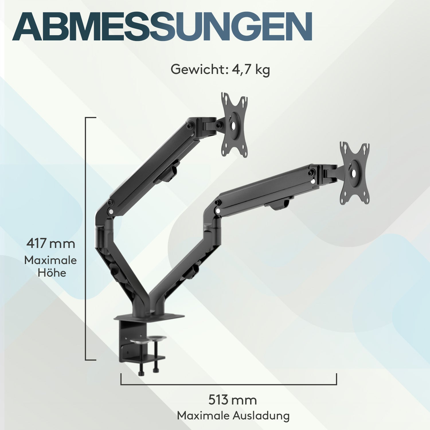 acropaq-arbeitsergonomie-monitorarm-2-bildschirme-17-27-zoll-feder image 7