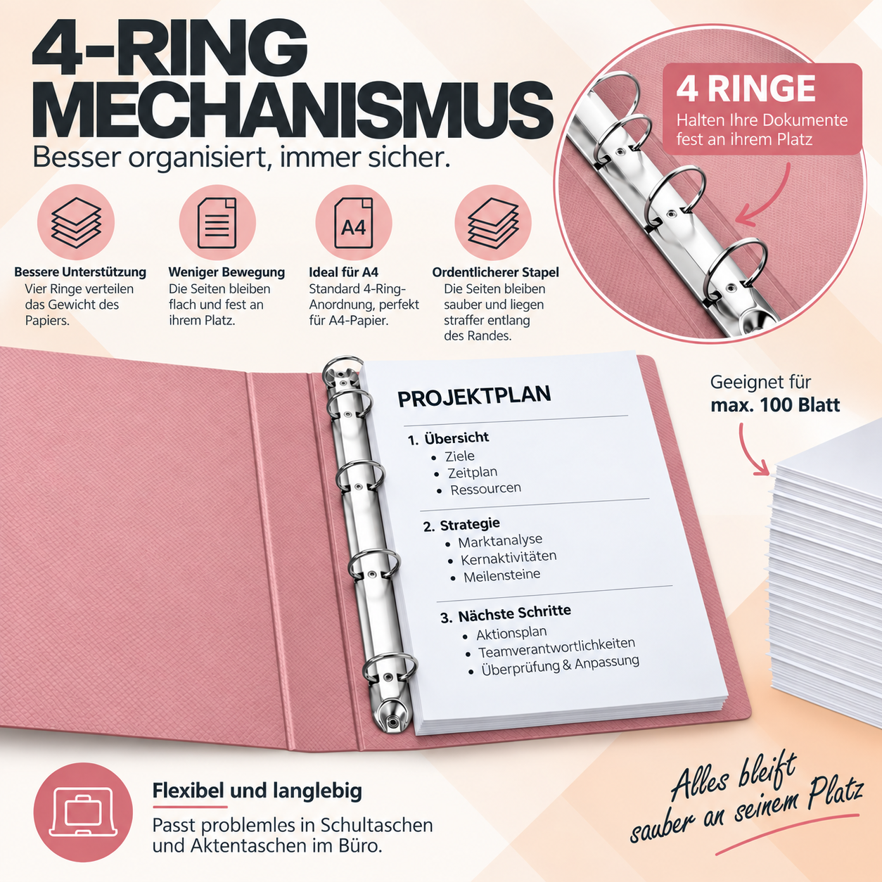 acropaq-ringordner-a4-8er-pack-4-o-ringe-erdfarben-230-blatt image 2