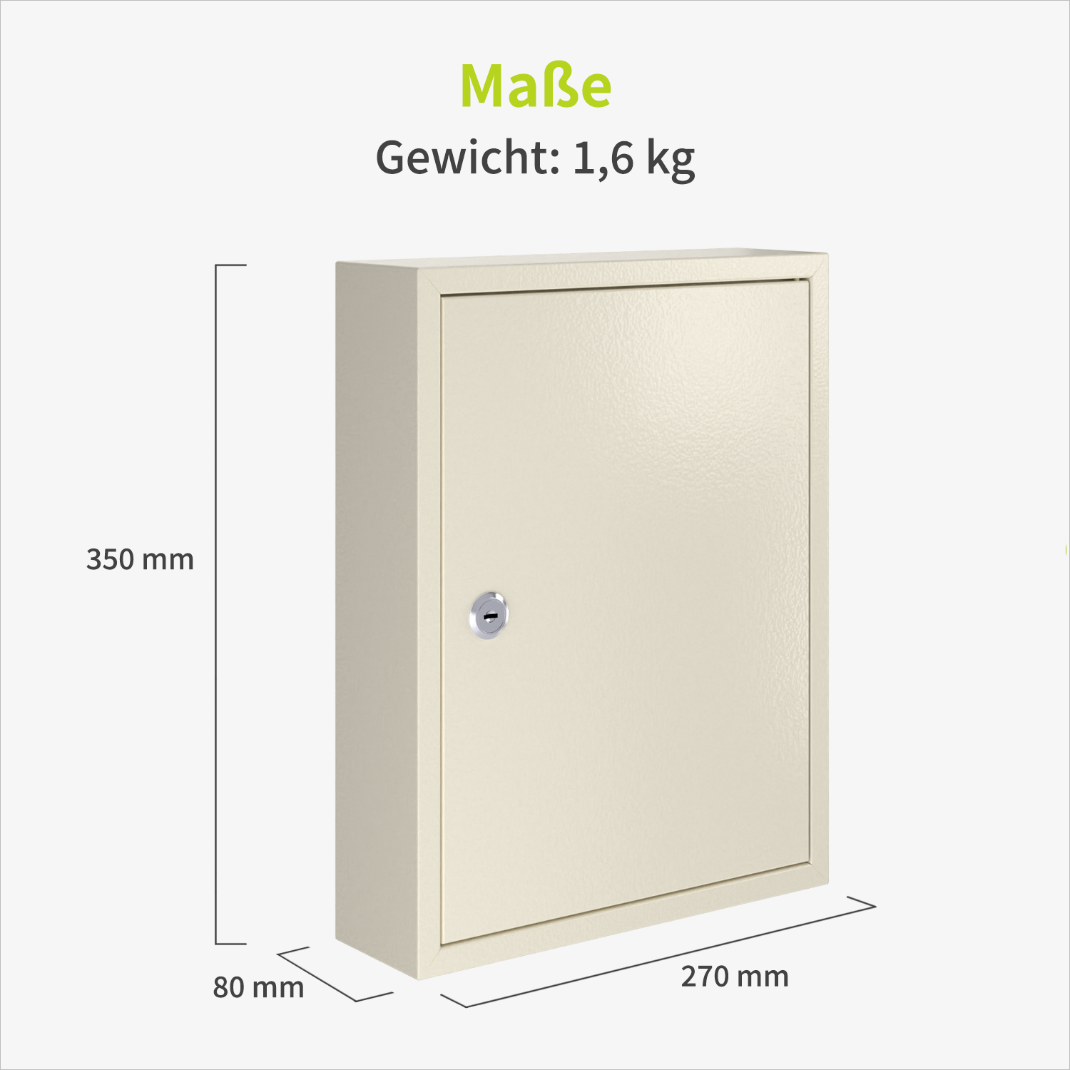 acropaq-schl-sselkasten-42-haken-innen-hellgrau-schl-sselbox image 7