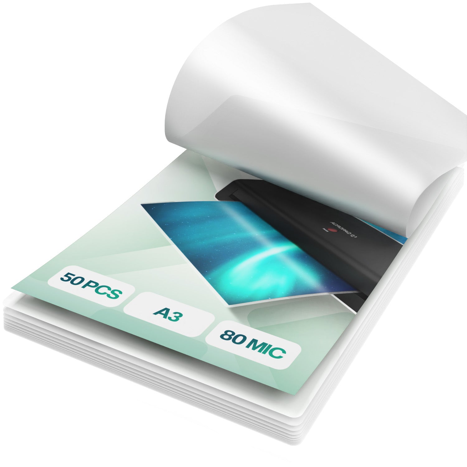 acropaq-laminierfolien-a3-80-micron-50-st-ck image 1