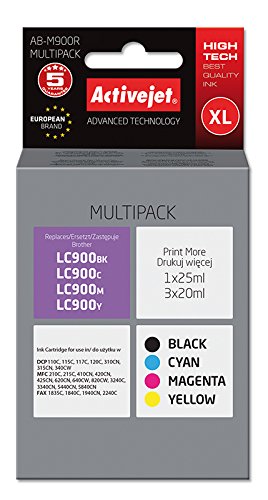 activejet-ab-m900r-tintenpatronen-multipack-lc900 image 1