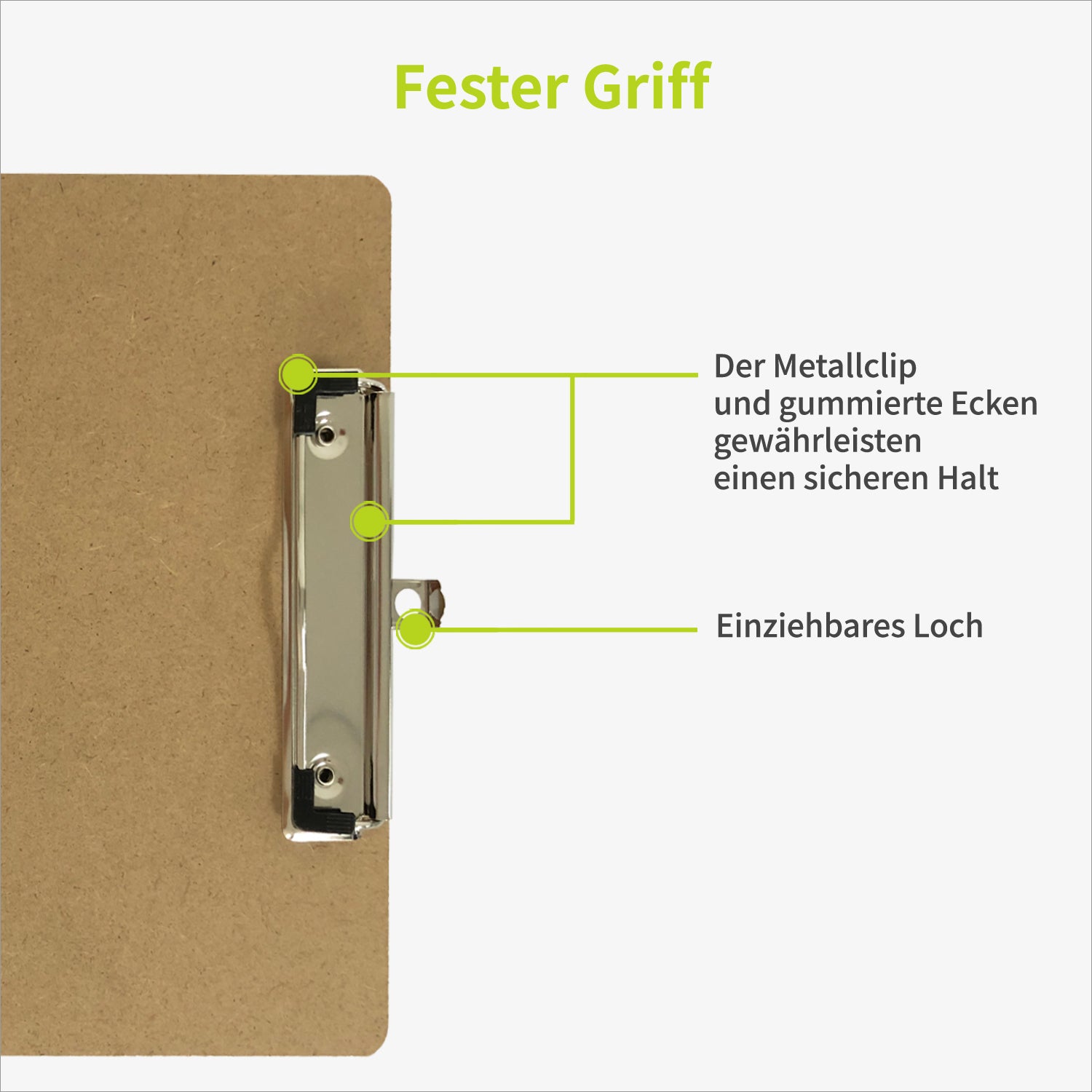 acropaq-klemmbrett-a4-holz-mdf-leichtgewicht-clipboard image 3