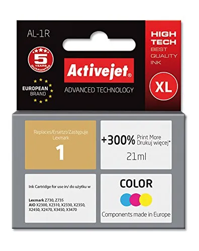activejet-al-1r-druckerpatrone-lexmark-1-farbig-15-ml image 1