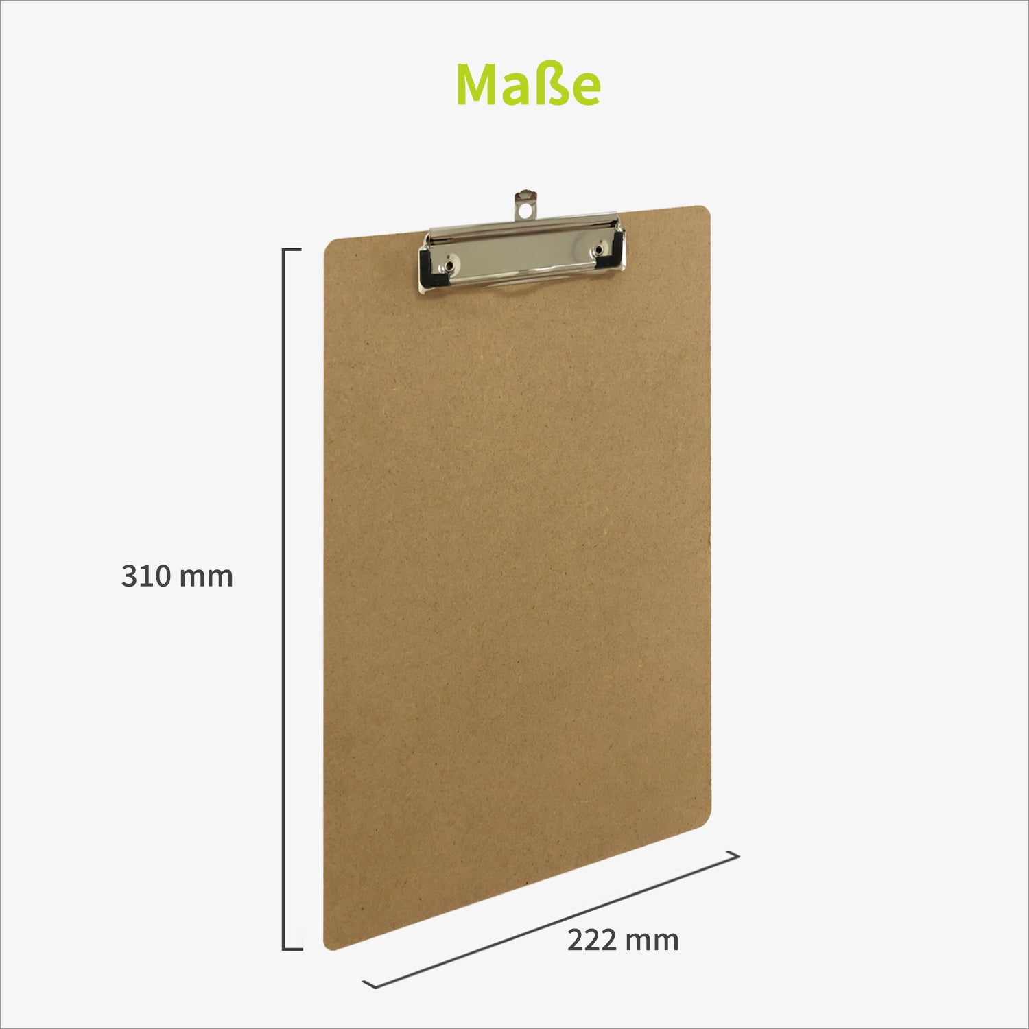 acropaq-klemmbrett-a4-holz-mdf-leichtgewicht-clipboard image 6