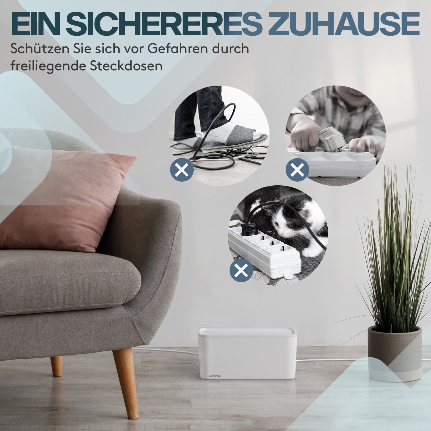 acropaq-steckdosenleiste-wei-5-fach-usb-c-qc-3-0-schutz image 6
