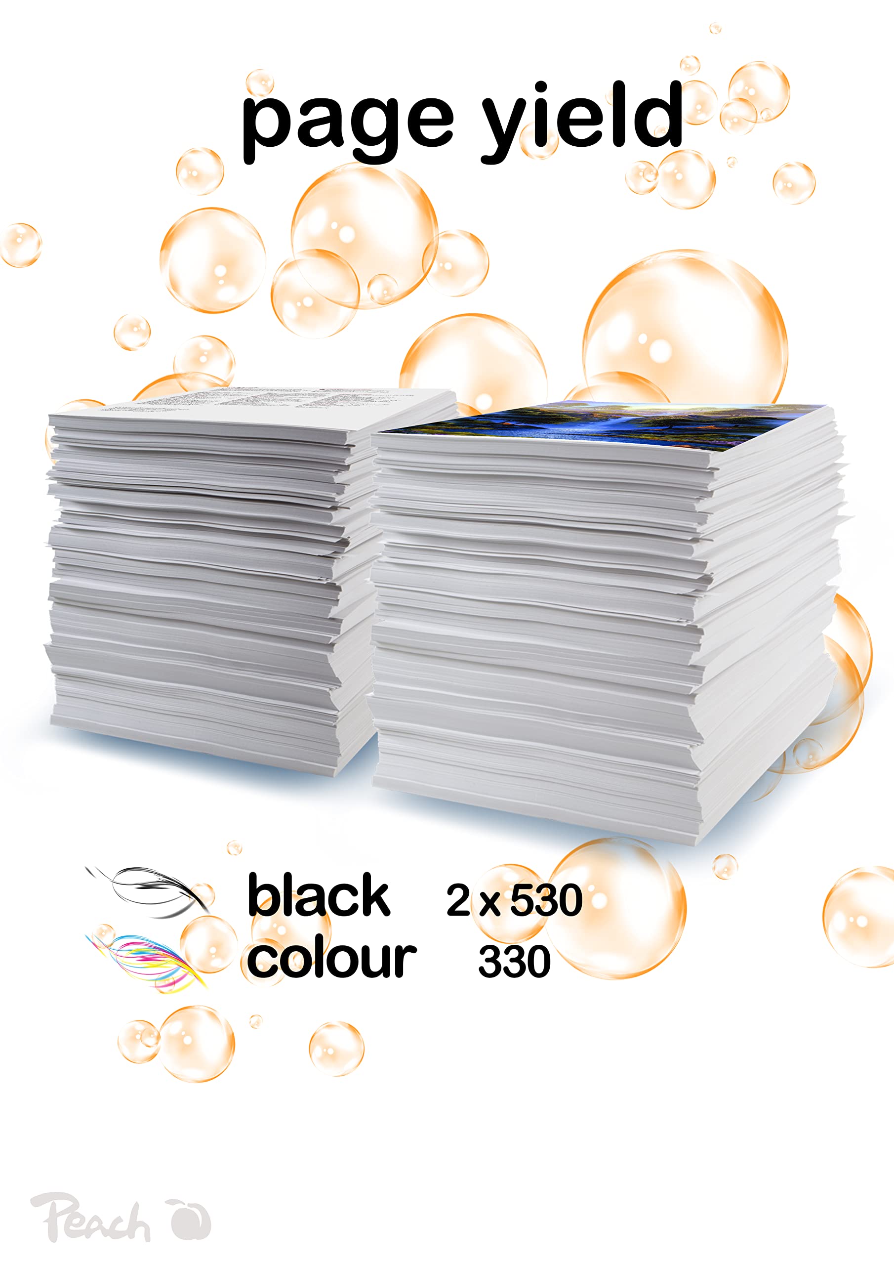peach-h304-xl-druckkopf-3er-2xbk-c-f-r-hp-304xl image 4