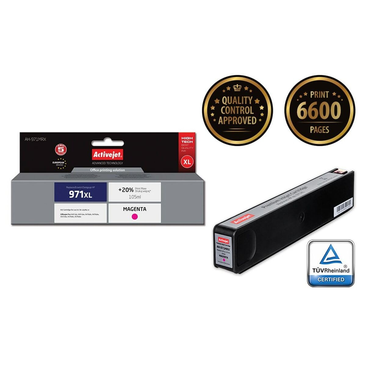 activejet-ah-971yrx-tinte-gelb-100-ml-f-r-hp-971xl image 2