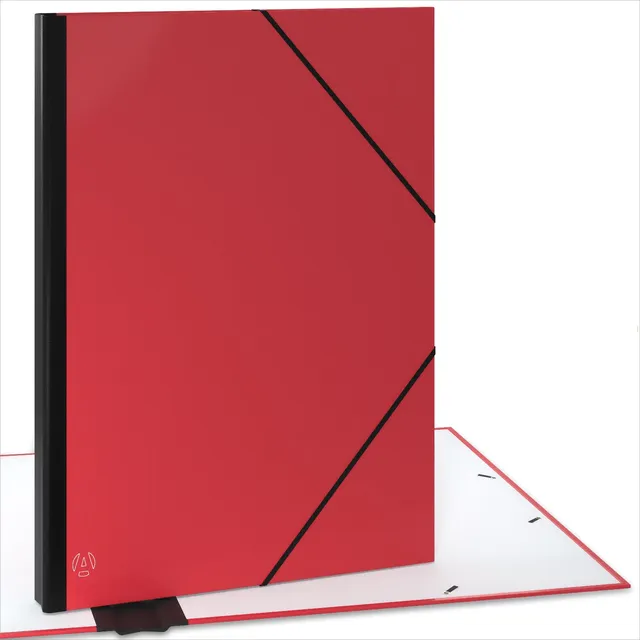 acropaq-zeichenmappe-a2-52x72-cm-mappe-rot-mit-gummiband image 1