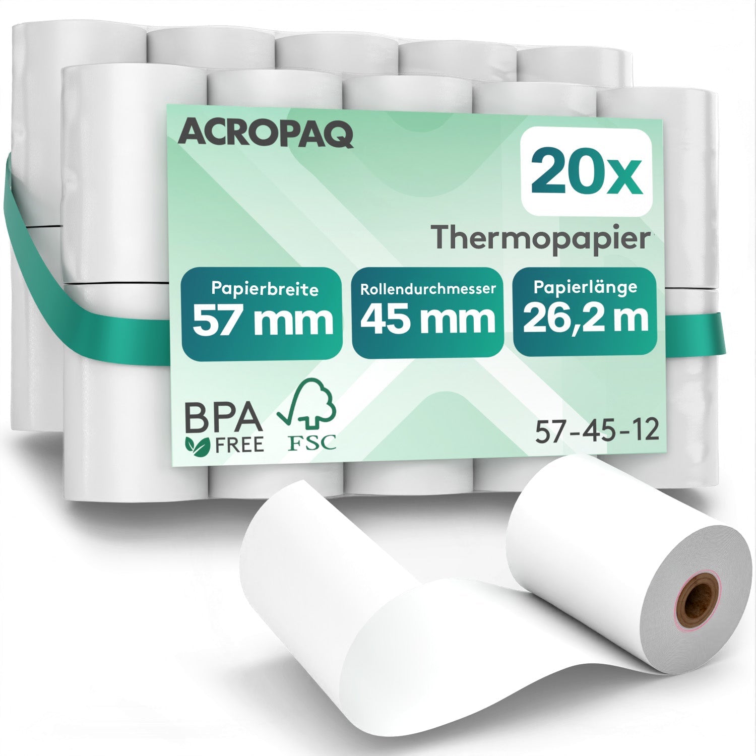 acropaq-kassenrollen-57x47x12-thermisch-wei-20-rollen image 1