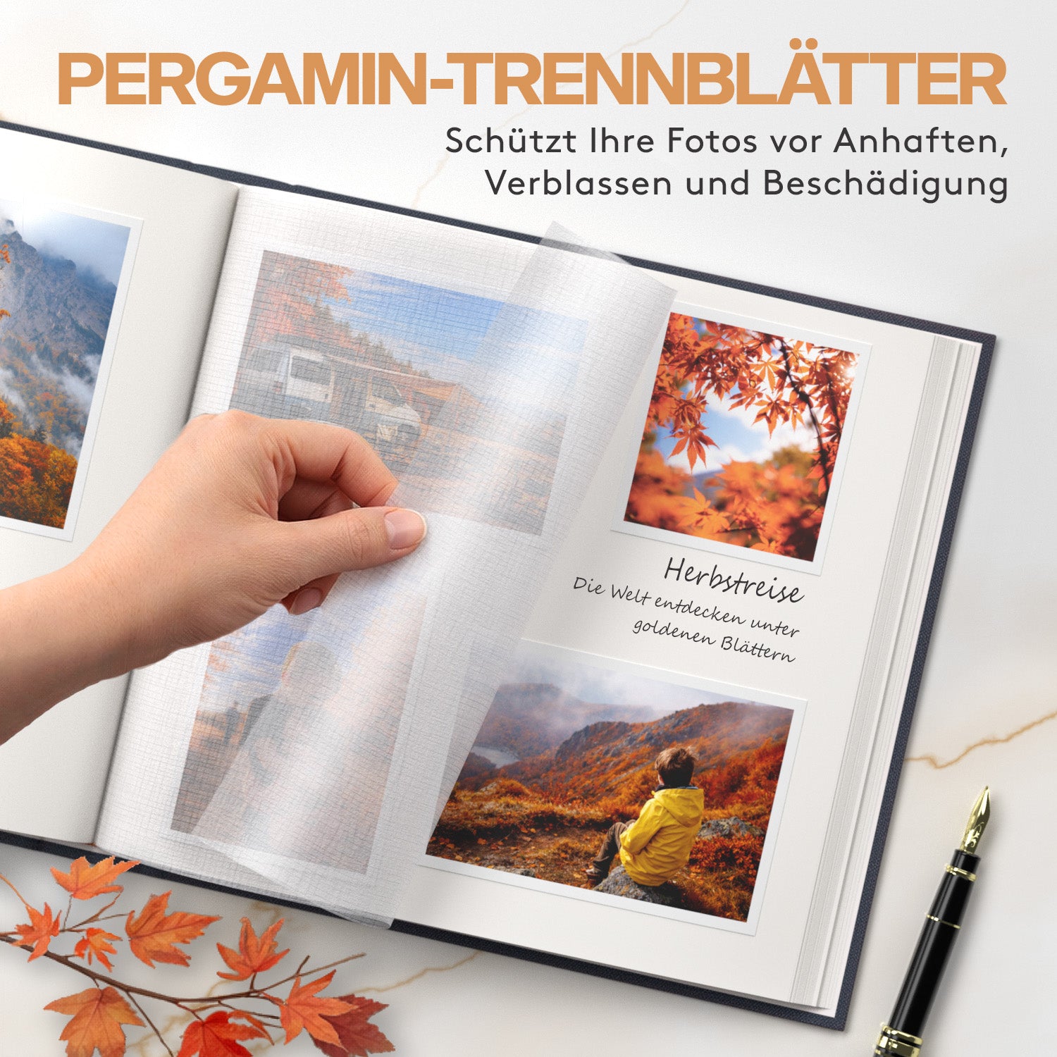 acropaq-fotoalben-fotoalbum-a4-leinen-dunkelblau-600-fotos image 5