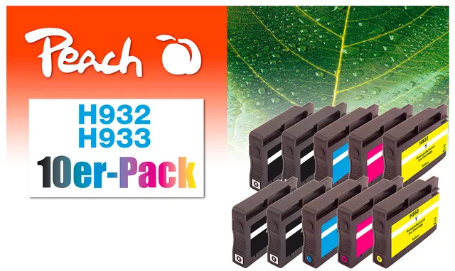 peach-pbp-h932-933-druckerpatronen-10er-pack-multi-color-f-r-hp image 1
