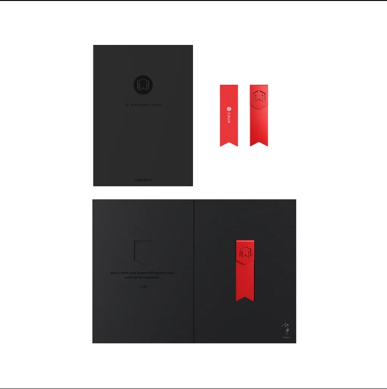 czur-reward-bookmark-lesezeichen-metall-tricolor image 5