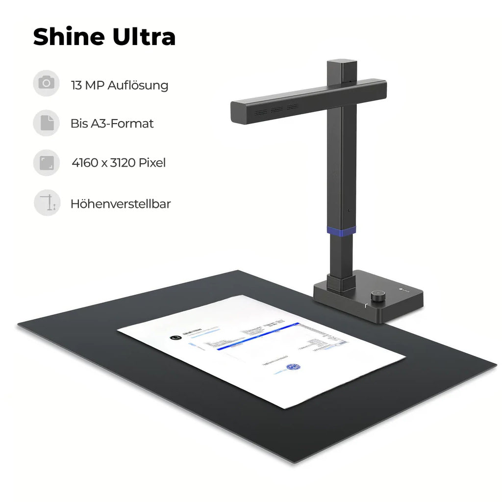 czur-shine-ultra-buchscanner-dokumentenscanner-a3 image 1