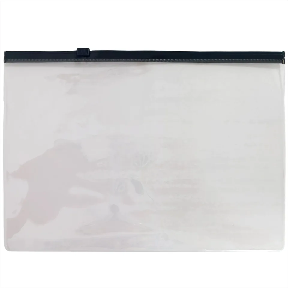 acropaq-rei-verschlusstaschen-a5-pvc-schwarz-0-2mm-5-st-ck image 1