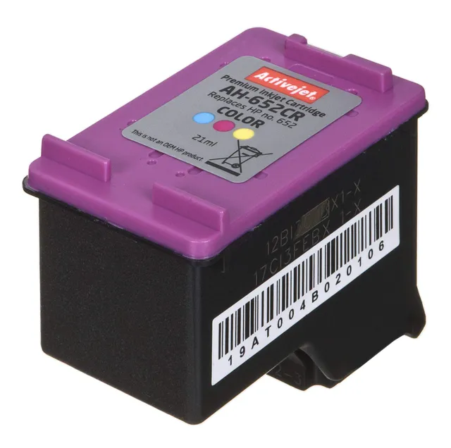 activejet-ah-652cr-tintenpatrone-color-f-r-hp-652-21ml image 1