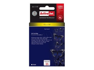 activejet-ah-11yr-tintenpatrone-gelb-35-ml-f-r-hp-11 image 1